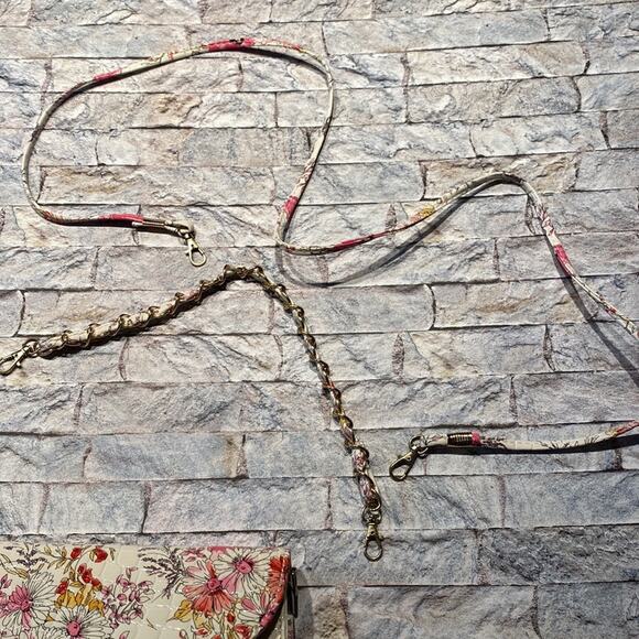 Ladies clutch with long strap or small hand strap with gold rope. - Picture 7 of 9